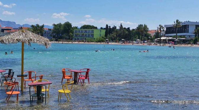 Novalja and Zrce Beach Travel Guide - shows Novalja beach