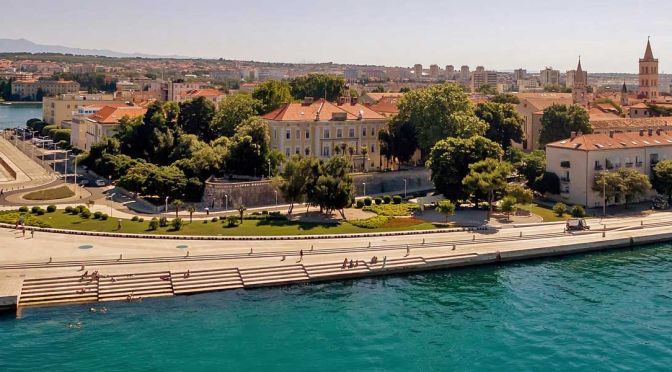 Best things to do in Zadar - Shows Zadar city promenade and buildings