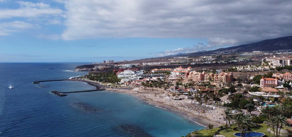 Shows a view of a beach in Tenerife - The top places to visit in Tenerife