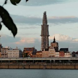 Shows an image of Antwerp city skyline - Things to do in Antwerp in 48 hours